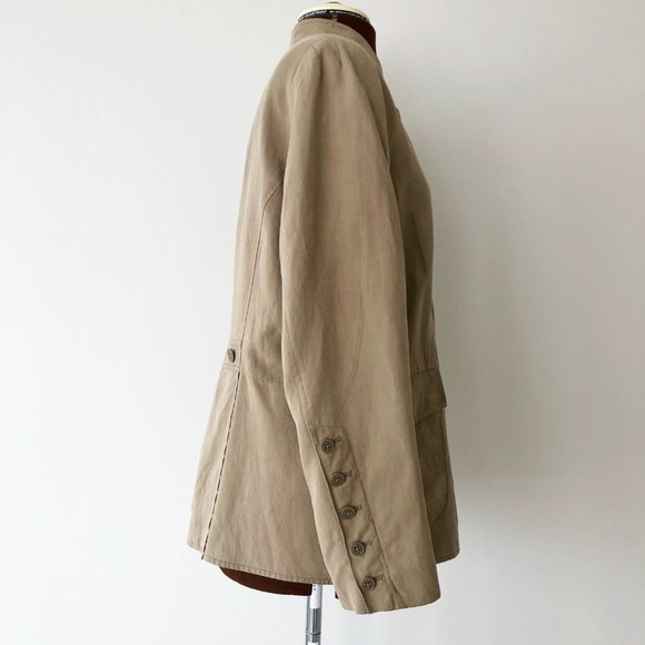 Silk/Linen Casual Jacket - Picture 5 of 14